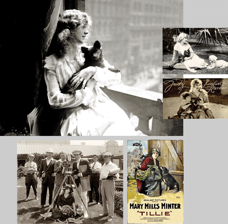 Mary Miles Minter - Tod no era un actor canino | Perrillos del halda ilustrados