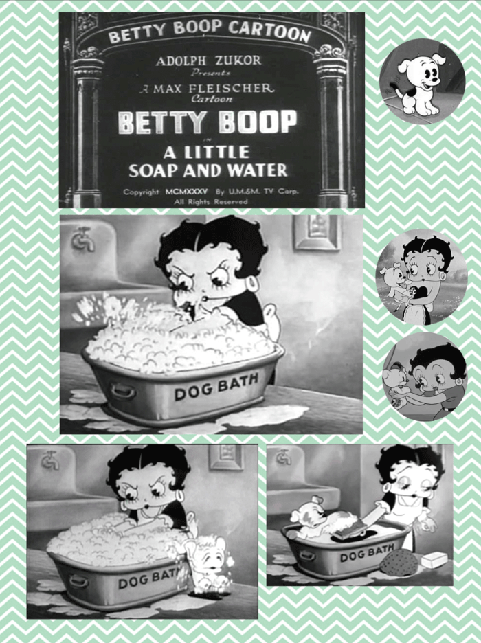 Betty Boop y Pudgy | El animado Pudgy (II) | Perrillos del halda ilustrados