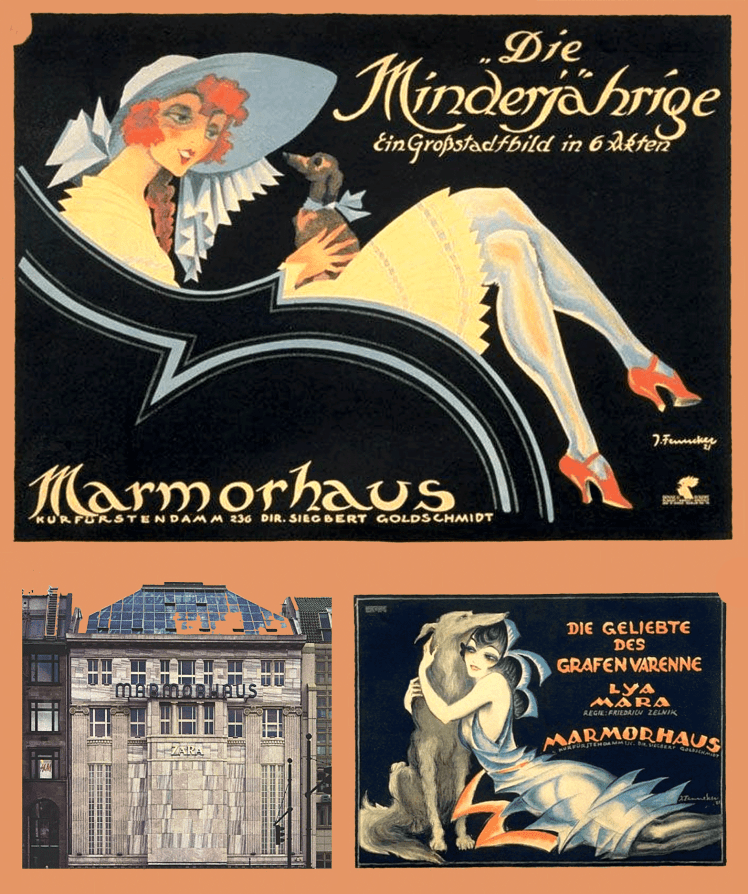 Marmahaud J Fenneker | Cine Marmorhaus | Perrillos del halda ilustrados