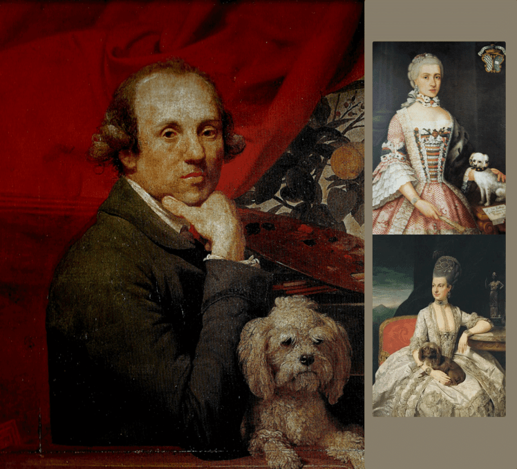 Roma & Zoffany | el pequeño 'Roma' no era un German spitz | Perrillos del halda ilustrados