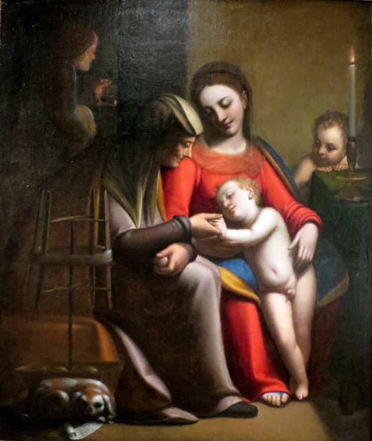Sofonisba Sacra Famiglia con Sta. Ana y San Giovanino, 1592. Lowe Art Museum.jpg
