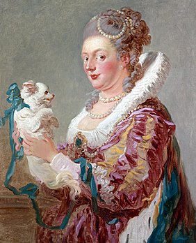 Jean Honoré Fragonard, A Woman with a Dog. 1769