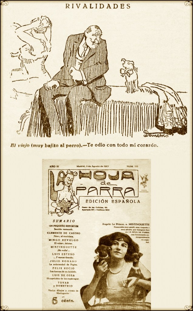 Demetro Hoja de Parra | Un pequeño gran rival | Perrillos del halda ilustrados